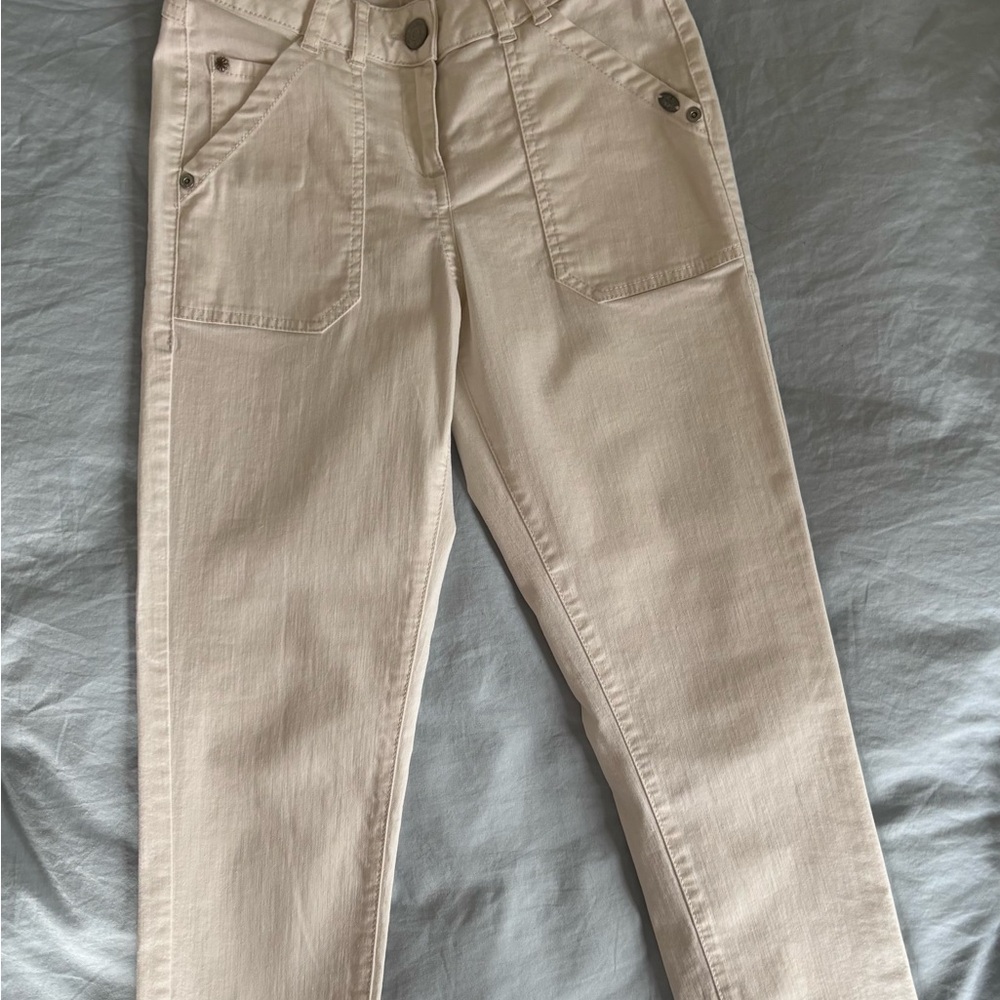 Women's Straight Leg Jeans in Cream